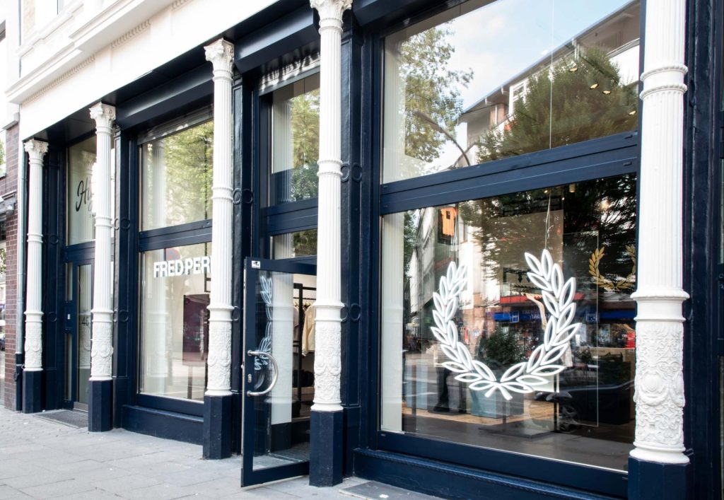 Devanture de la boutique