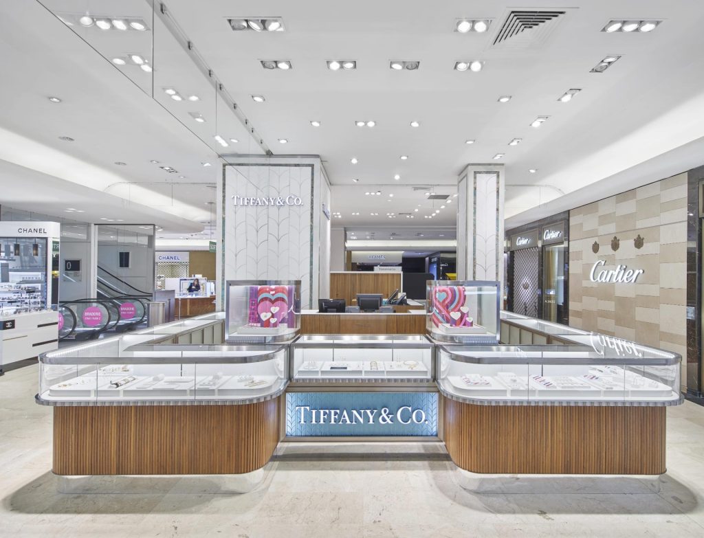 Magasin Tiffany aux Galeries Lafayette de Paris