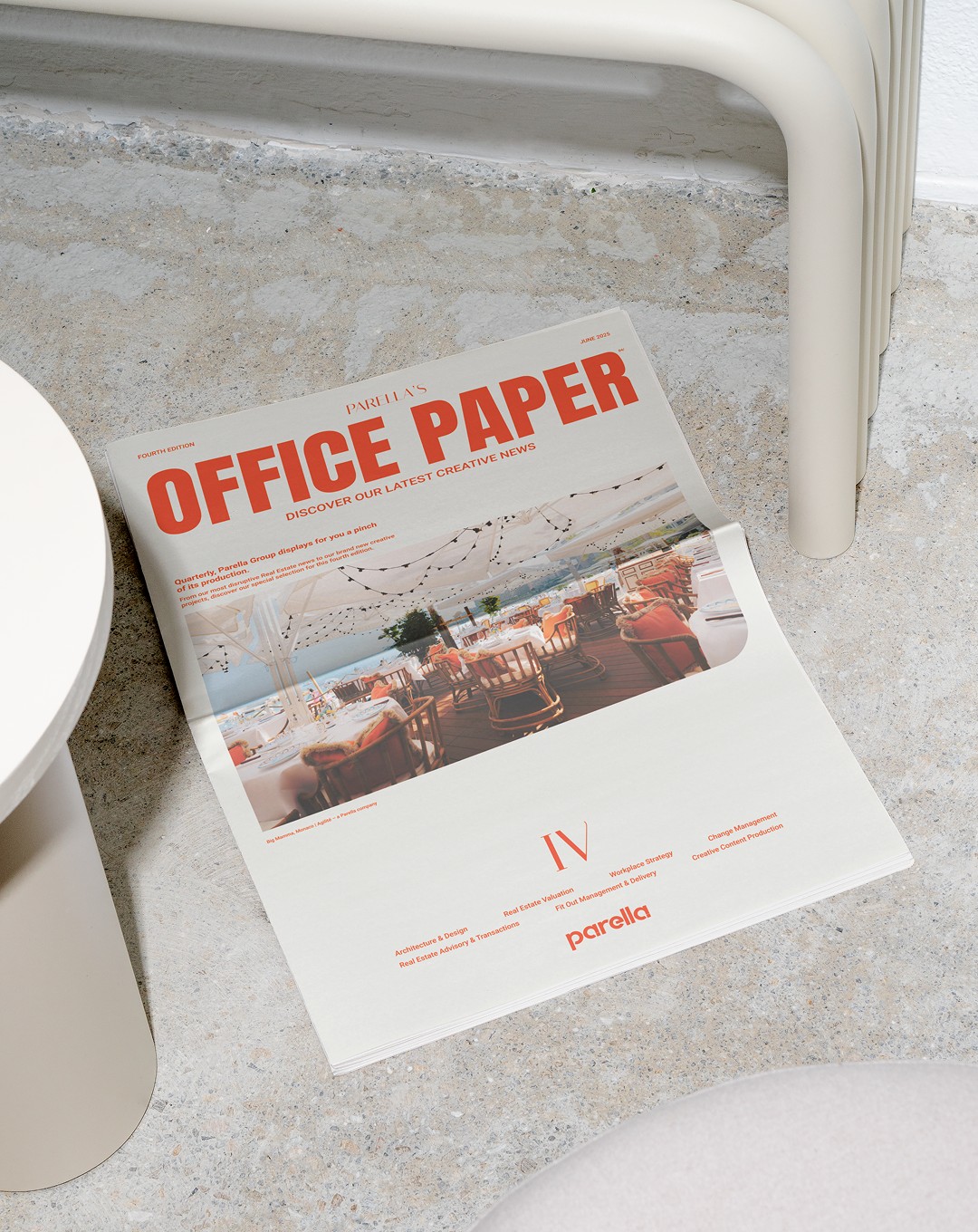 Cover de l'édition #4 de l'Office Paper